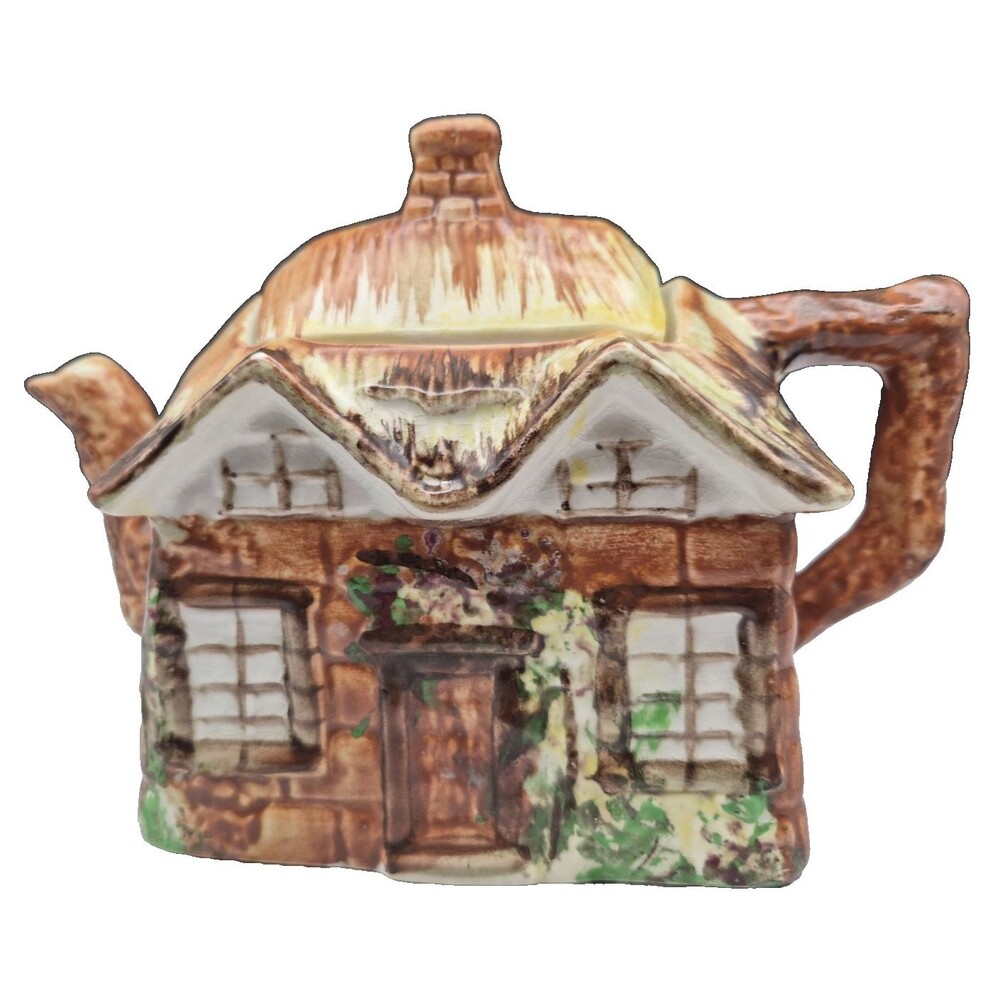 Vintage Price Kensington England Teapot Cottage Ware Ye Olde Cottage Ceramic Lid